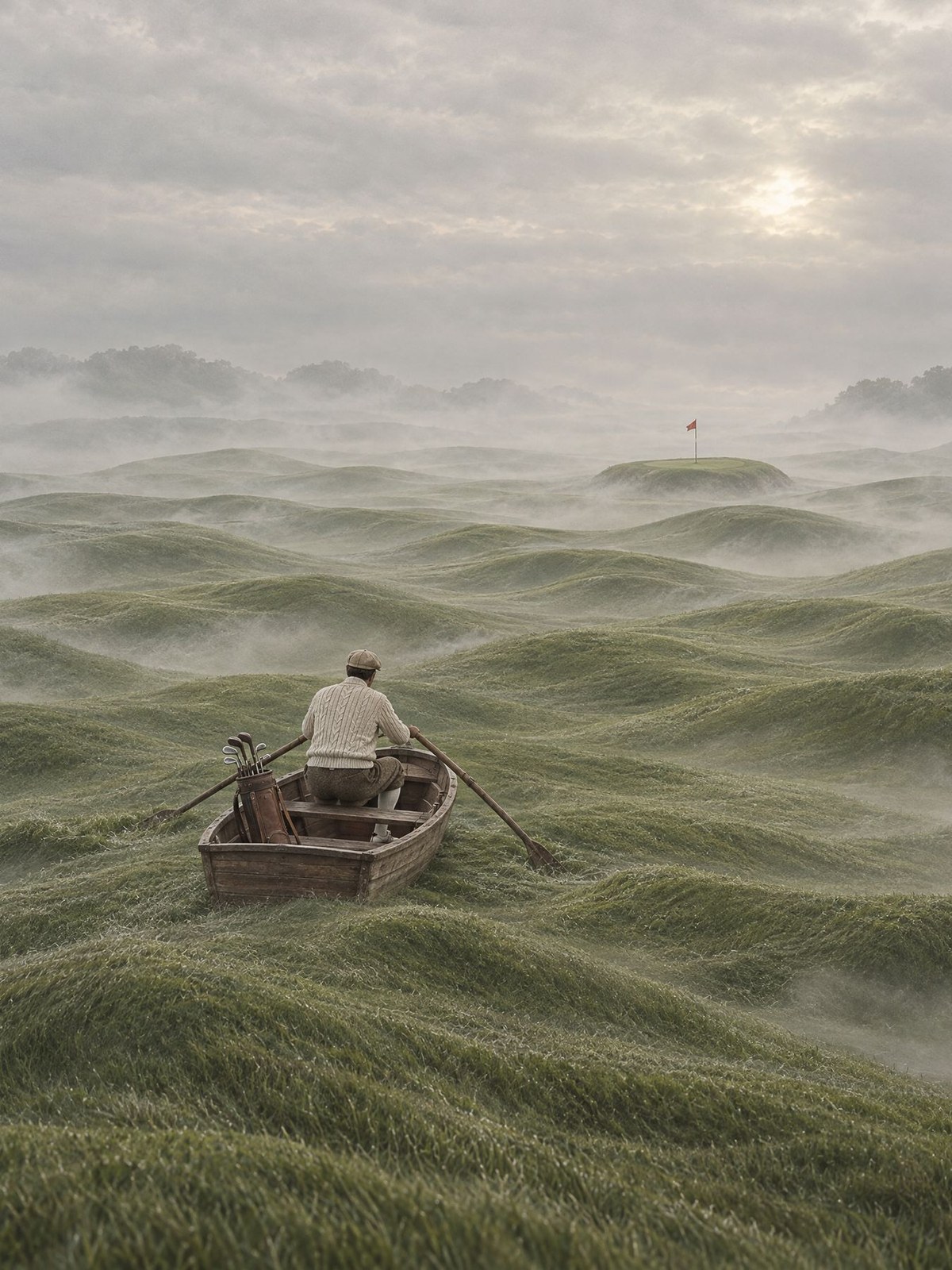 La Traversée, œuvre de Daniel Pelcat, série Fine Art Vintage