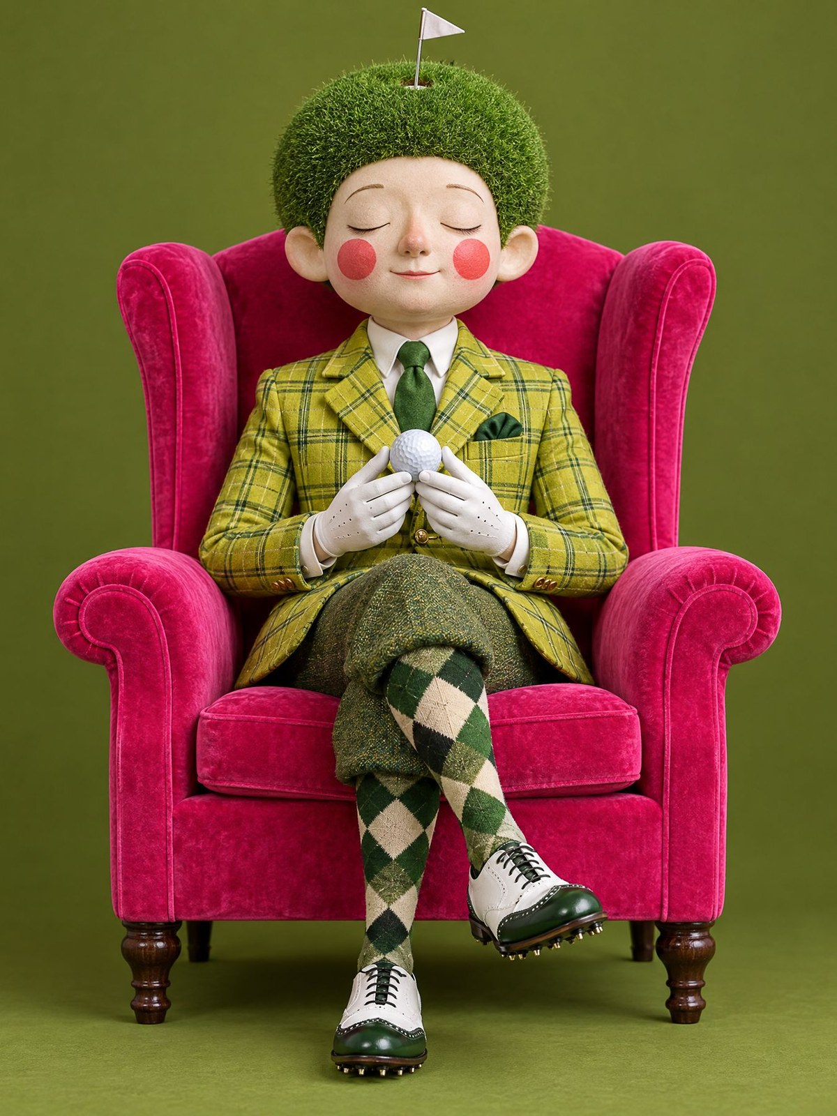 Le Petit Lord, œuvre de Daniel Pelcat, série Portraits colorés