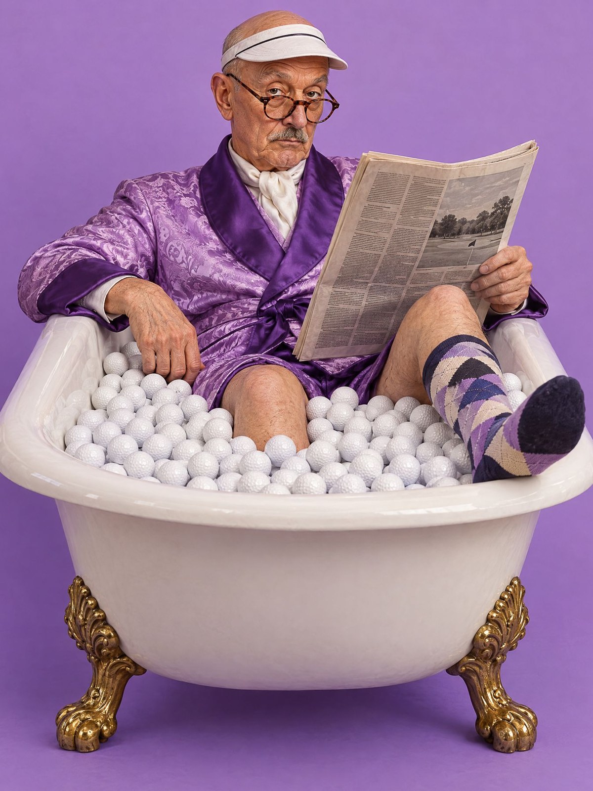 Le Bain, œuvre de Daniel Pelcat, série Portraits colorés