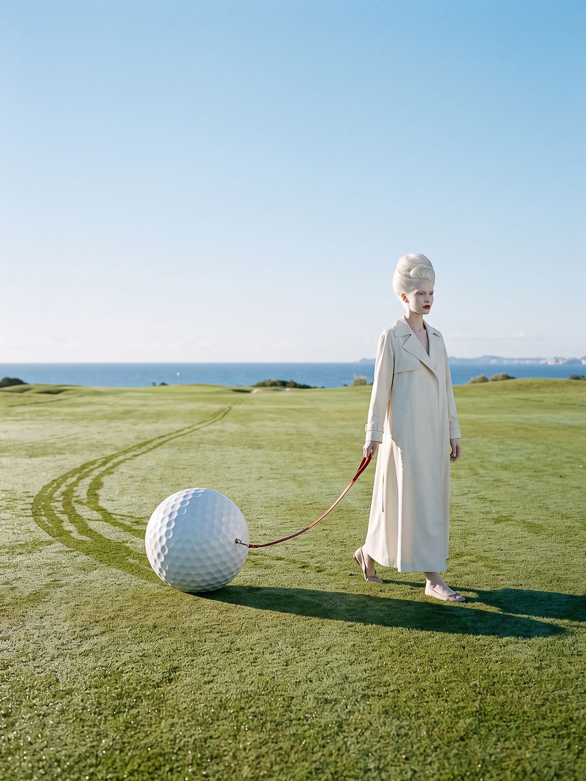 La Balle, œuvre de Daniel Pelcat, série Portraits colorés