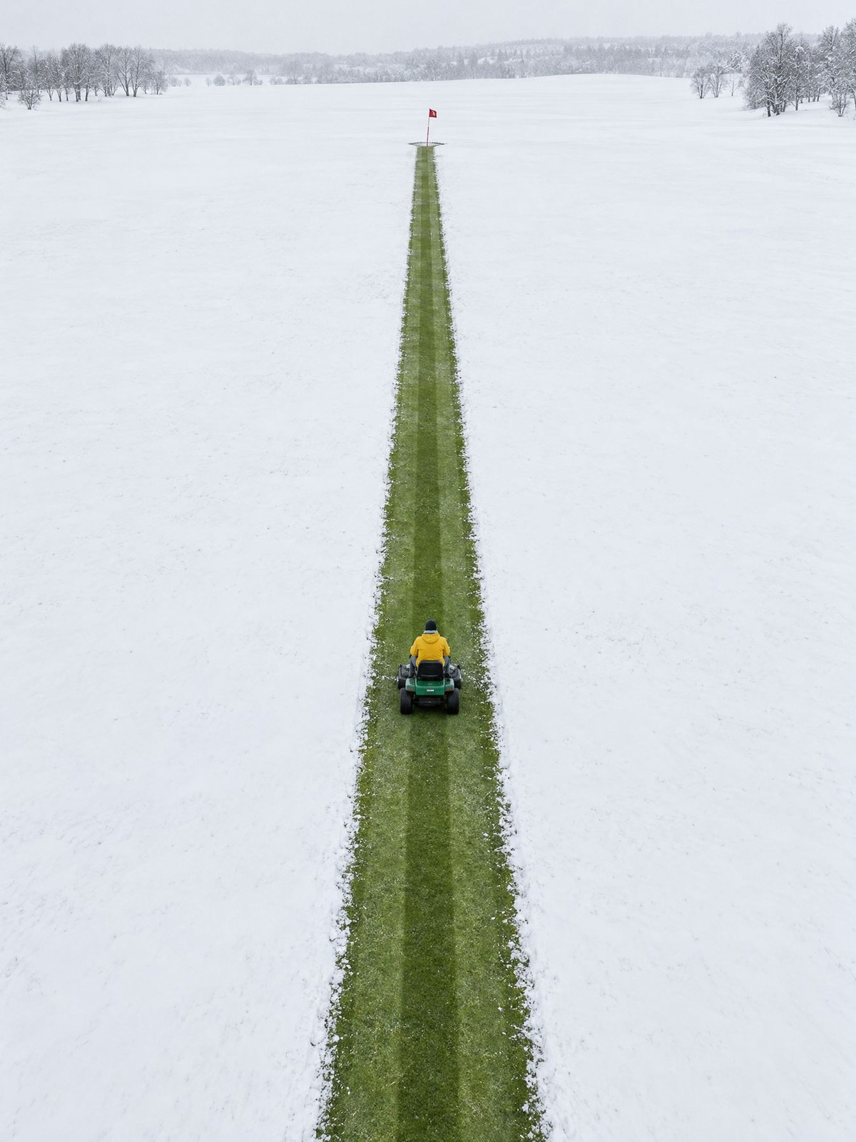 Hors-piste, œuvre de Daniel Pelcat, série Minimalistes