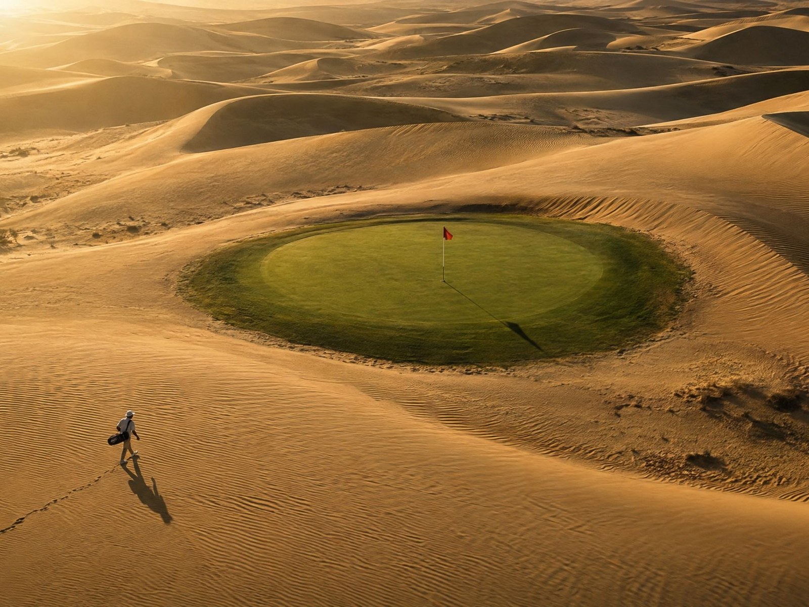 Le Green des dunes, œuvre de Daniel Pelcat, série Mirages