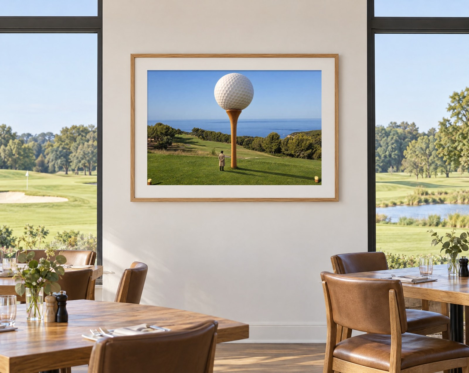Tirage encadré — Restaurant de club-house